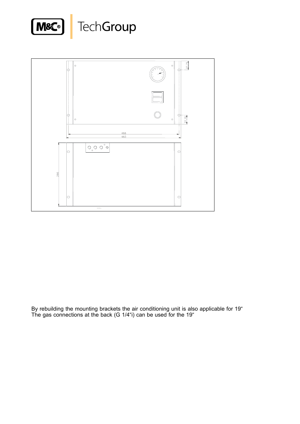 Description, Figure 2, Ba-c air conditioning unit | M&C TechGroup BA-C Operator's manual User Manual | Page 9 / 16