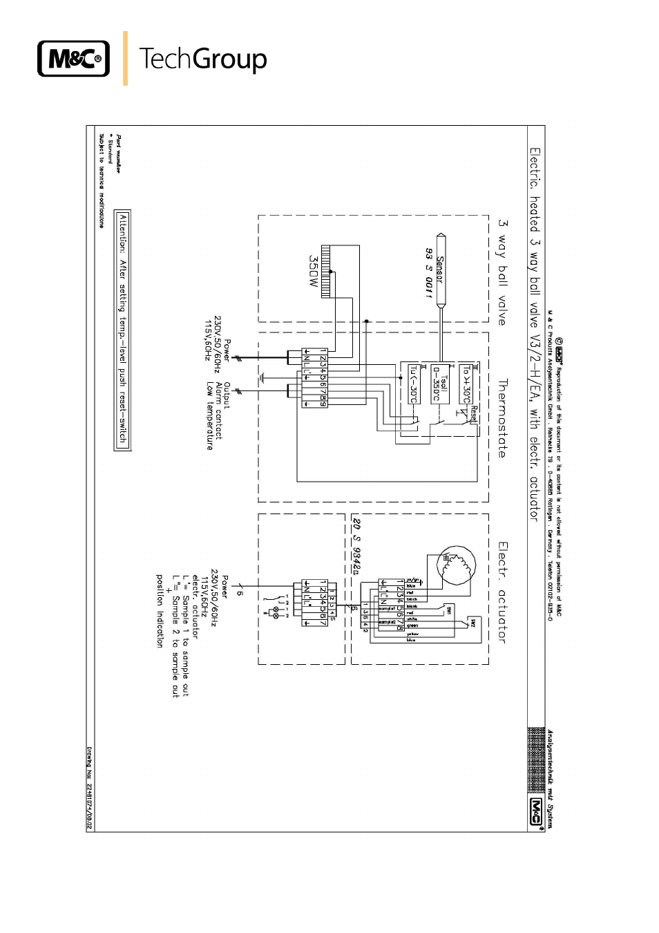 Figure 4, Actuator | M&C TechGroup MV3_2-H Series Operator's manual User Manual | Page 16 / 18
