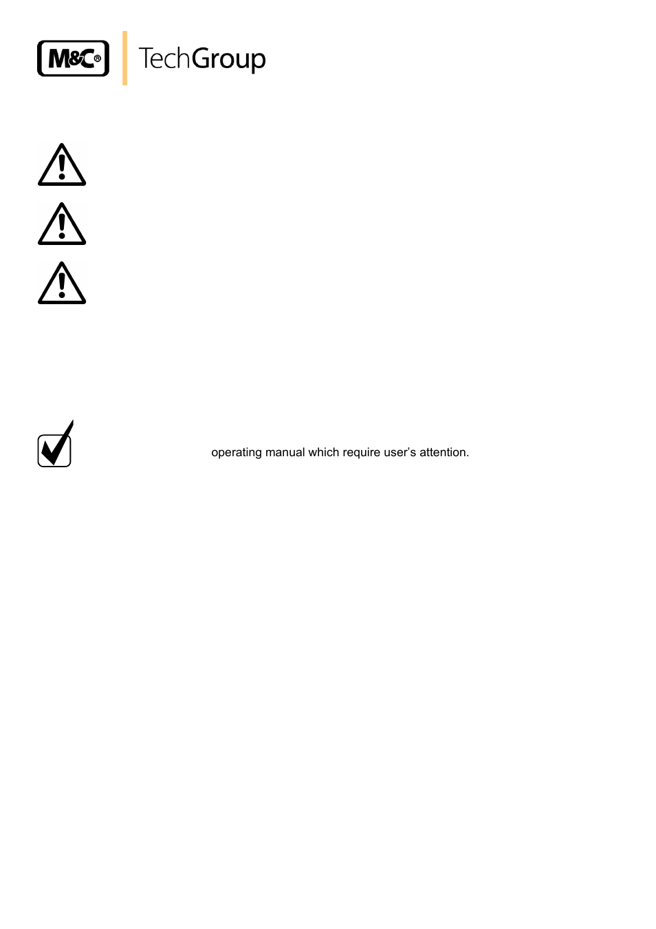 Used terms and signal indications | M&C TechGroup MV3_2-H Series Operator's manual User Manual | Page 6 / 18