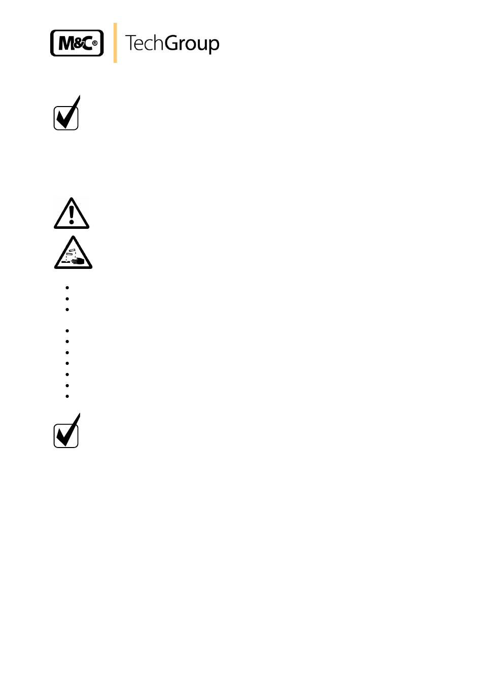 Maintenance | M&C TechGroup FM-200K-H_FA Operator's manual User Manual | Page 13 / 16