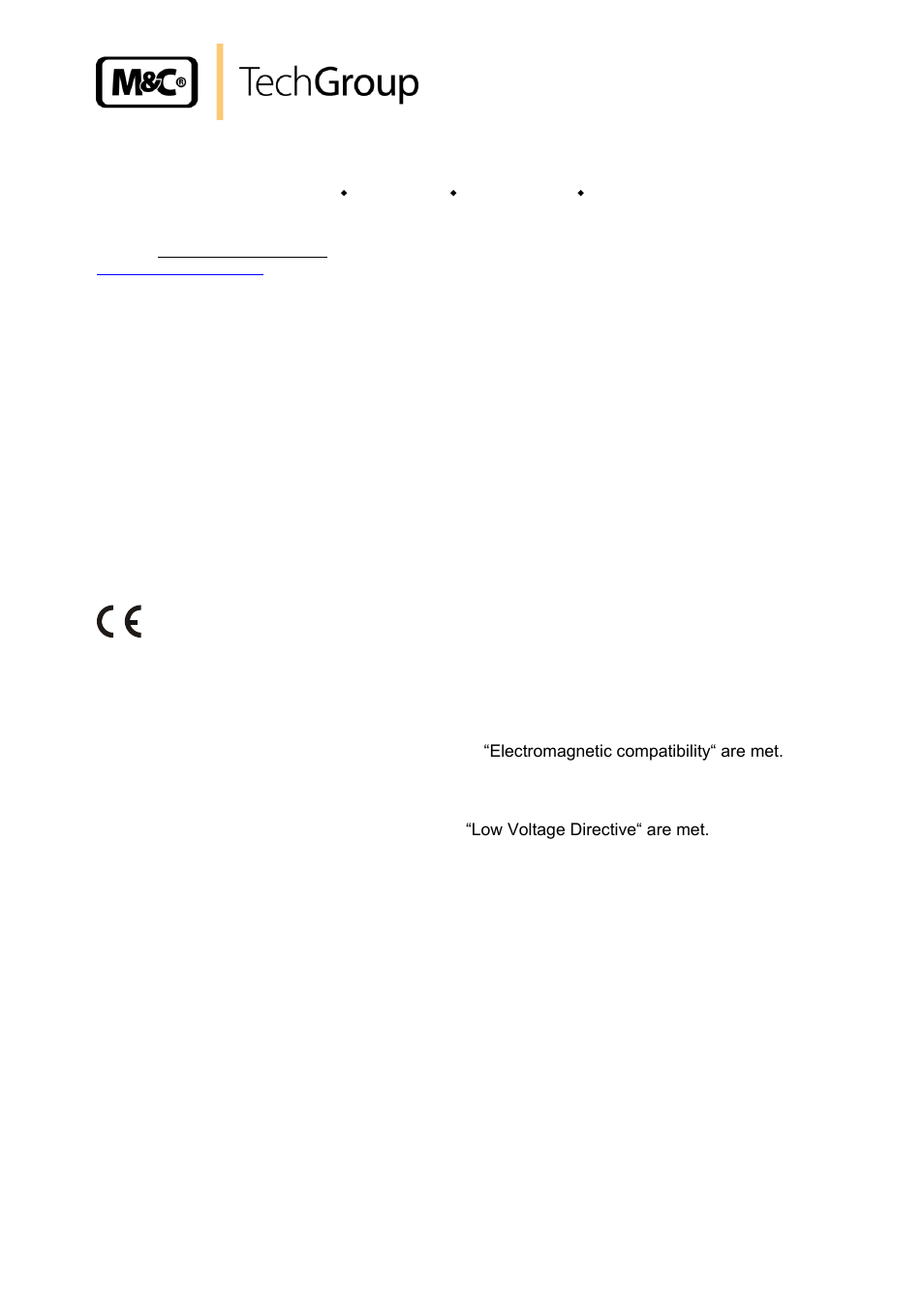 General information, Declaration of conformity | M&C TechGroup FM-200K-H_FA Operator's manual User Manual | Page 4 / 16