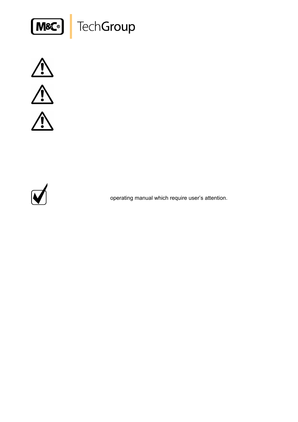 Used terms and signal indications | M&C TechGroup FM-200K-H_FA Operator's manual User Manual | Page 6 / 16