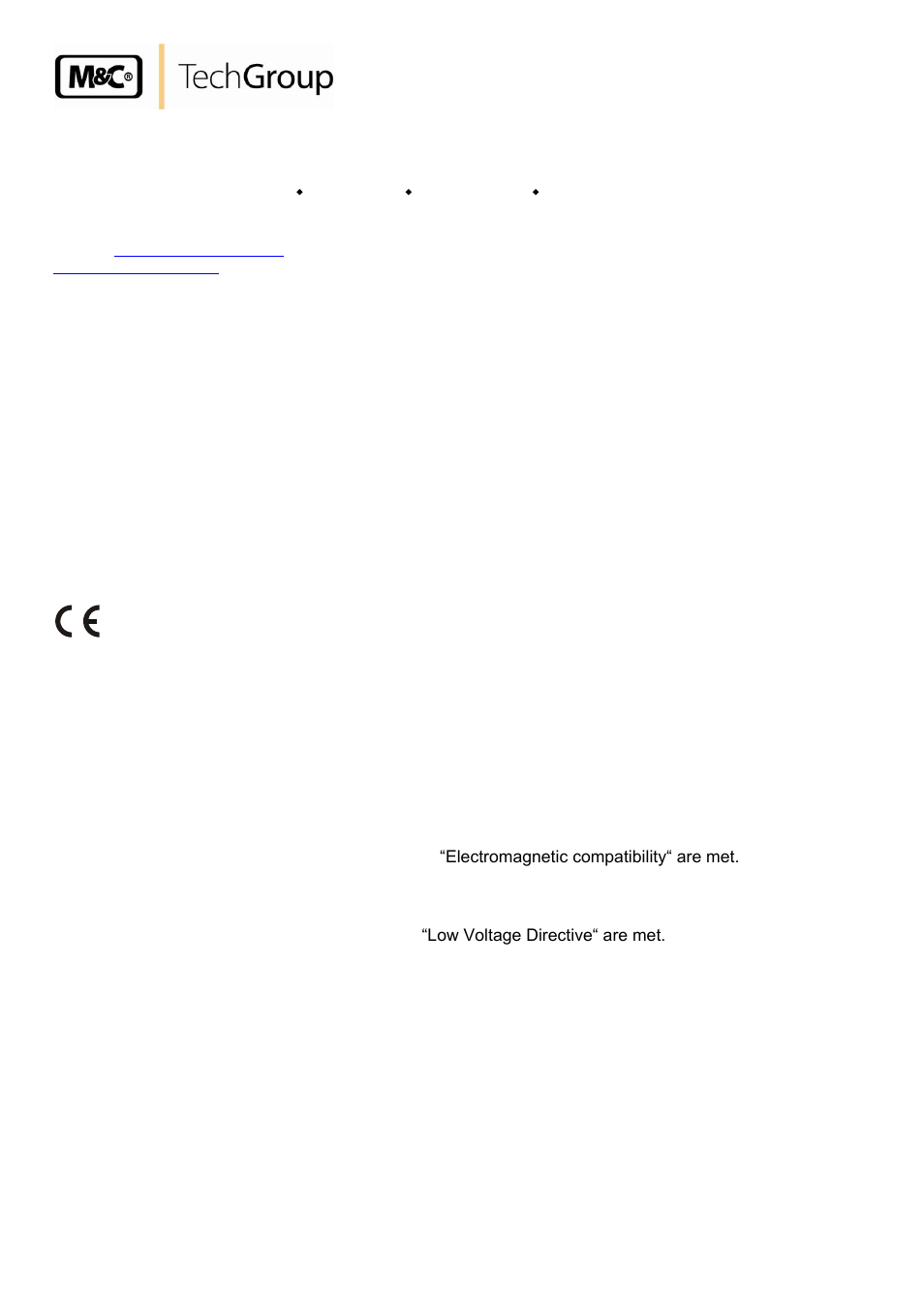 General information, Declaration of conformity | M&C TechGroup SP 30-H.._EX2 Operator's manual User Manual | Page 4 / 16