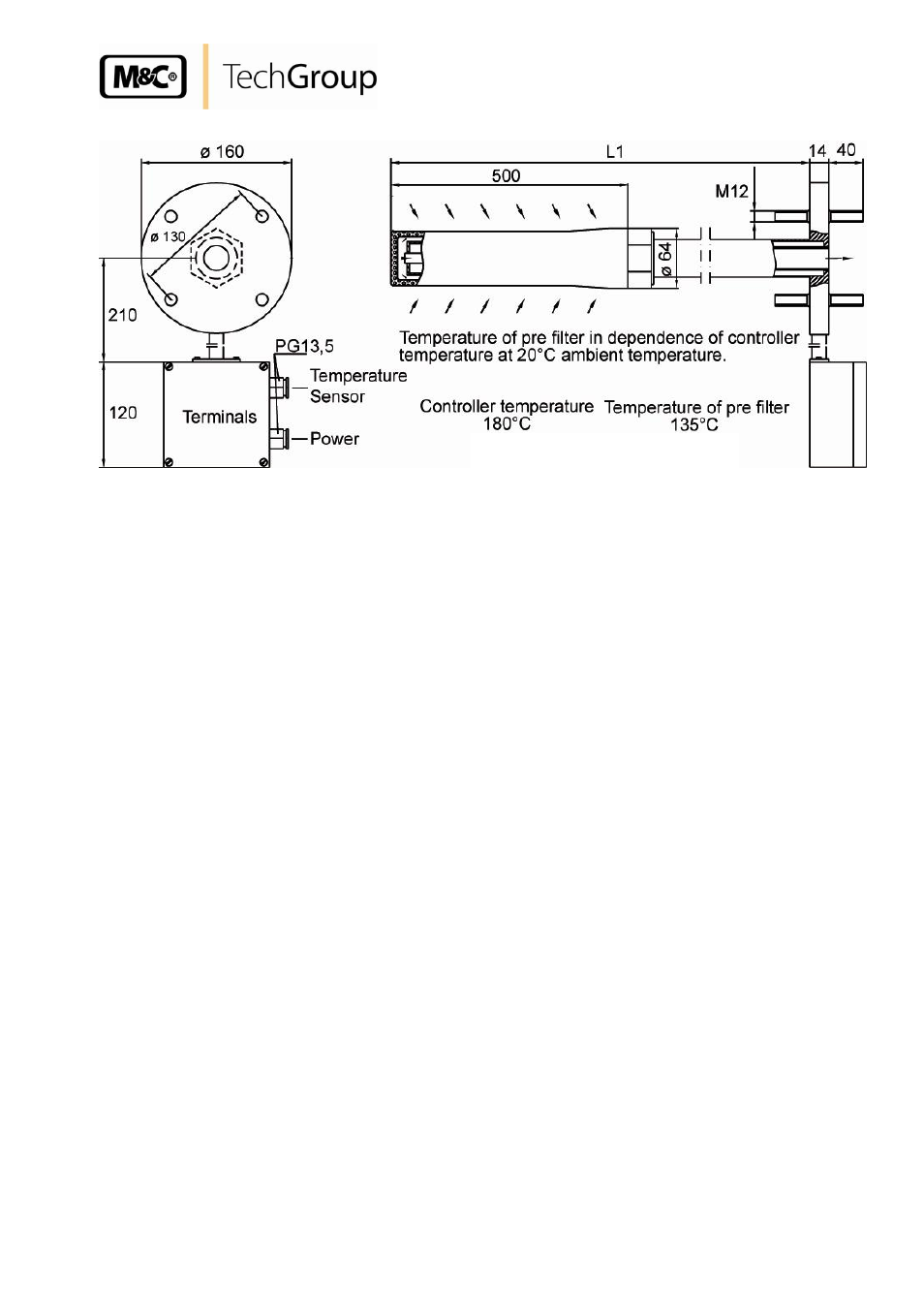 Temperature controller, Figure 2, Sp30-h1.1-v/ex2 | M&C TechGroup SP 30-H.._EX2 Operator's manual User Manual | Page 9 / 16