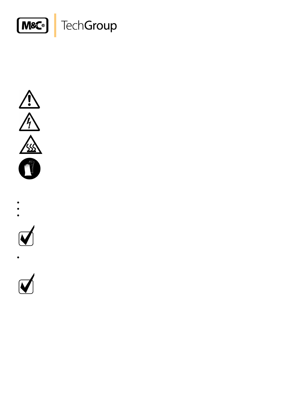 Initial starting | M&C TechGroup SP2006-H280_DIL Operator's manual User Manual | Page 22 / 35