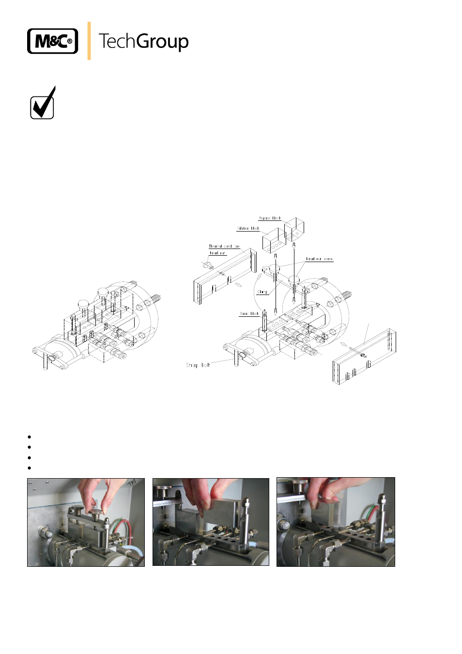 Disassembly of the dilution and bypass block, Figure 16 drawing of the dilution and bypass block | M&C TechGroup SP2006-H280_DIL Operator's manual User Manual | Page 26 / 35