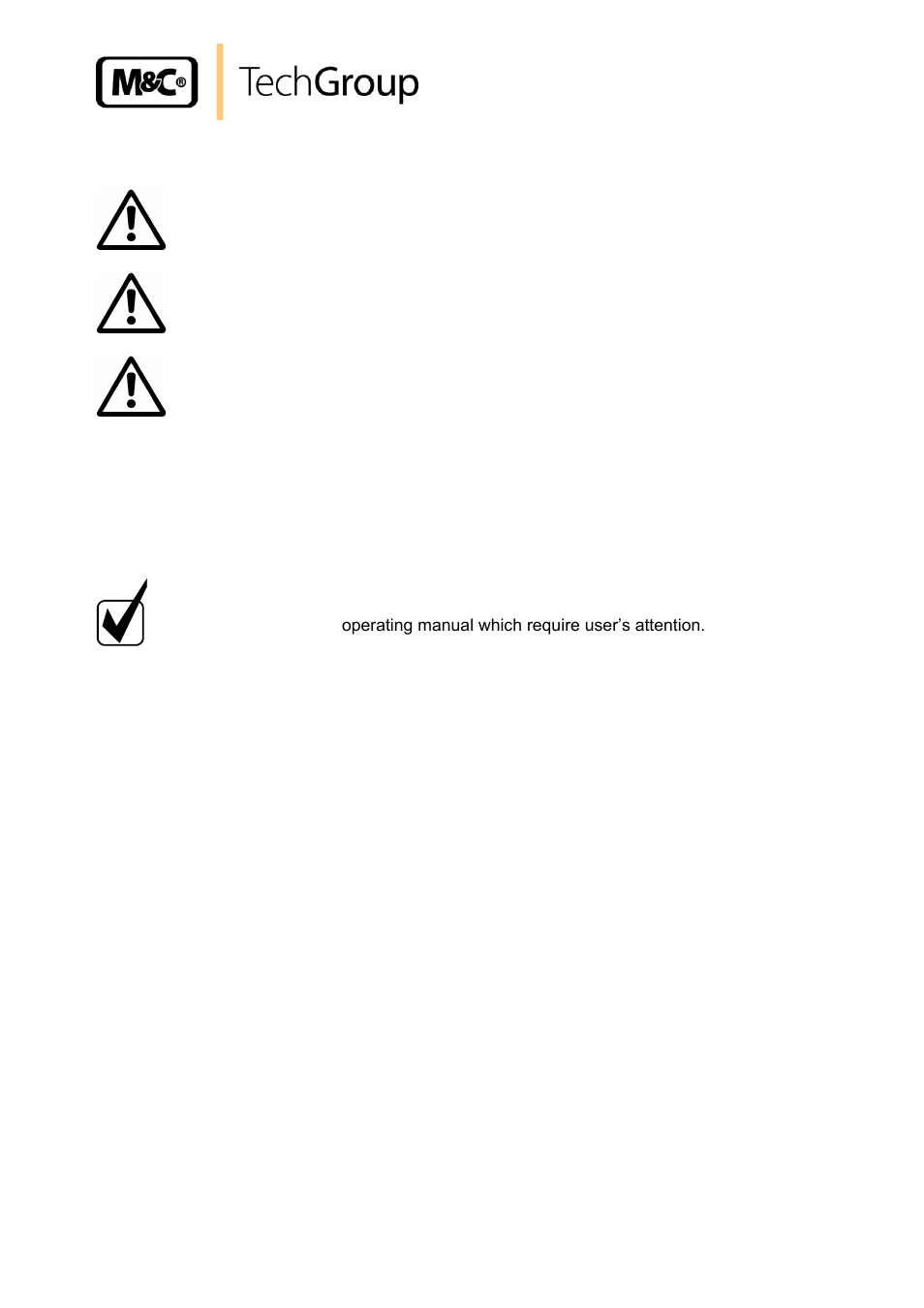 Used terms and signal indications | M&C TechGroup SP2006-H280_DIL Operator's manual User Manual | Page 7 / 35