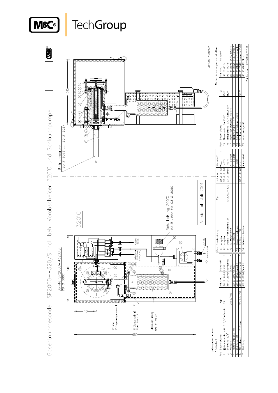 Figure 22, Sp2000-h320/s | M&C TechGroup SP2000-H320_S2 Operator's manual User Manual | Page 37 / 39