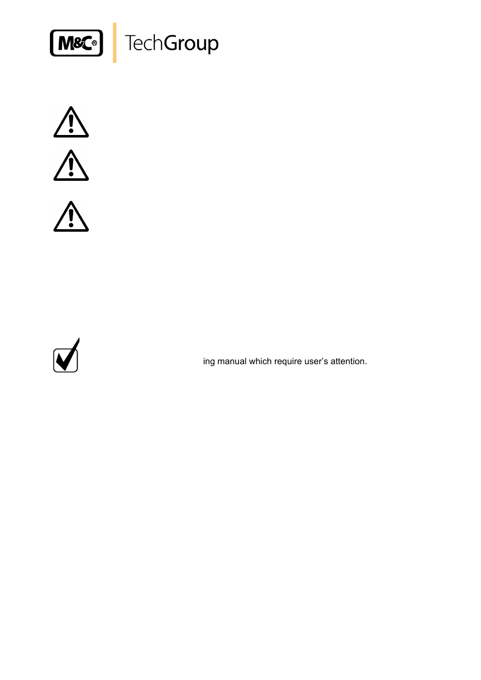 Used terms and signal indications | M&C TechGroup SP2000-H320_S2 Operator's manual User Manual | Page 7 / 39