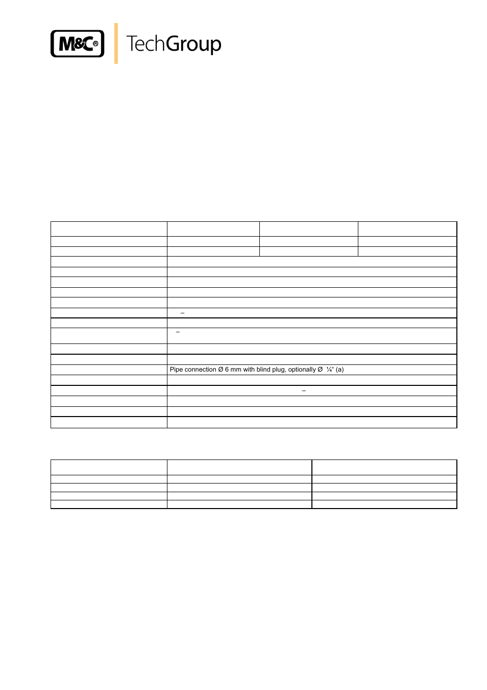 Application, Technical data, 7application | 8technical data, Is added to the flue gas in order to reduce the no, And so, Standard ** = option, Standard | M&C TechGroup SP2000-H320_S2 Operator's manual User Manual | Page 9 / 39