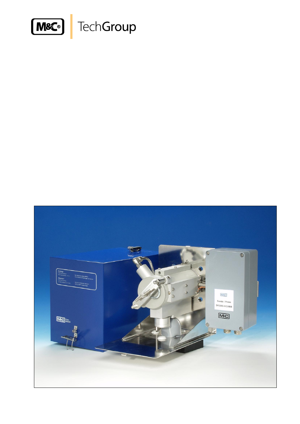 M&C TechGroup SP2200-H_C_I_BB_F Operator's manual User Manual | 29 pages
