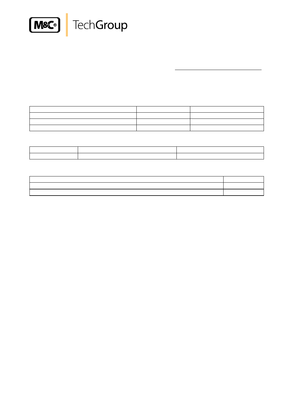 Description | M&C TechGroup SP2200-H_C_I_BB_F Operator's manual User Manual | Page 9 / 29