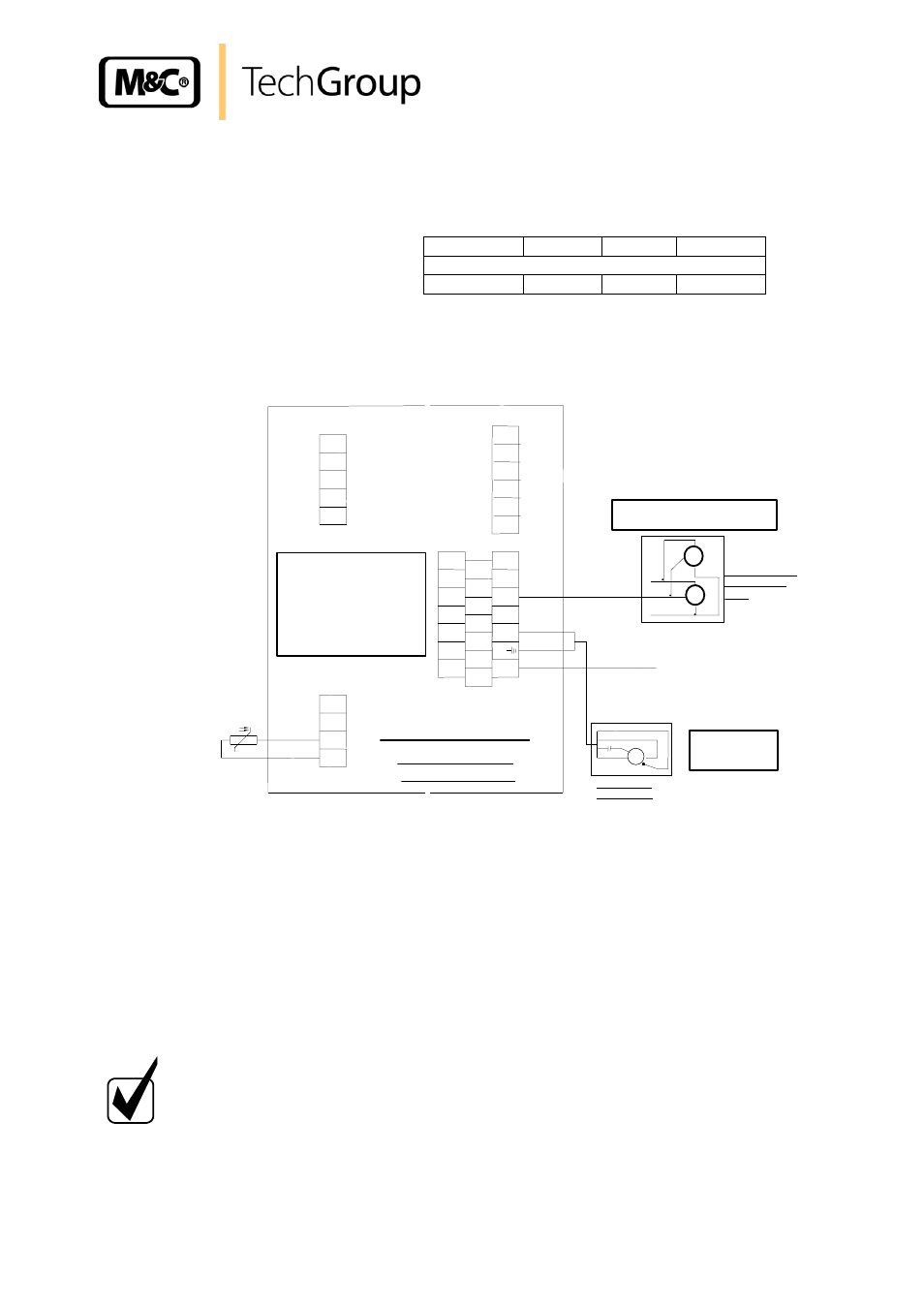 Start-up, Figure 7, Pin configuration for ec/ecs up to model nos. 95 | Netz ein, Power in | M&C TechGroup ECS Operator's manual User Manual | Page 17 / 37