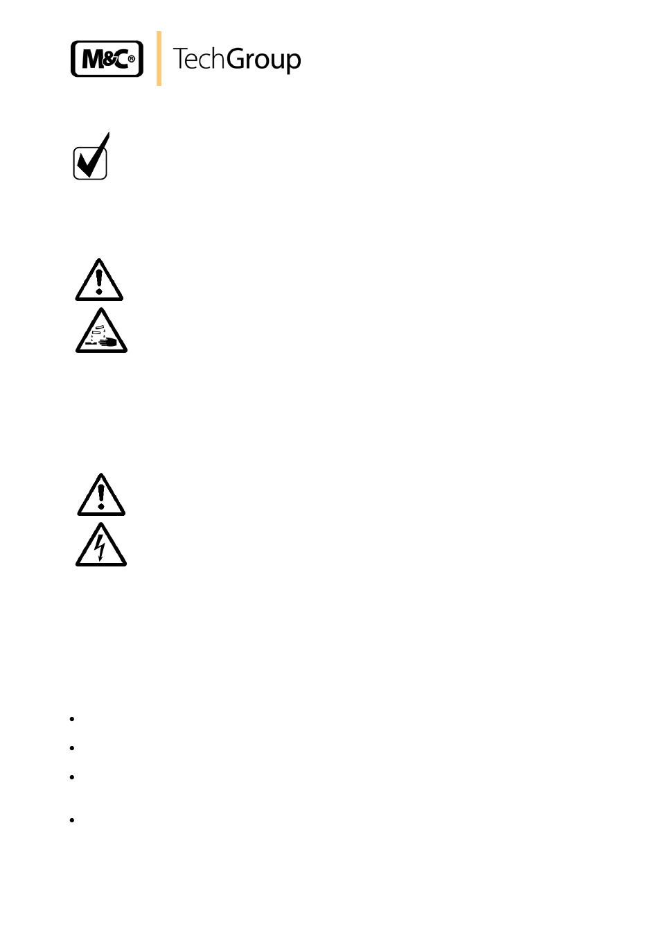 Closing down, Maintenance | M&C TechGroup ECS Operator's manual User Manual | Page 19 / 37