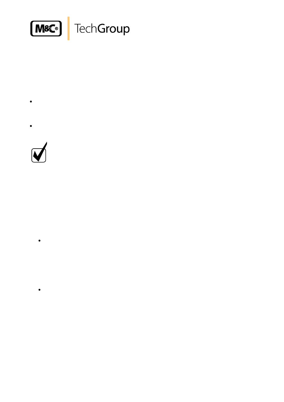 Receipt of marchendise and storage, Mounting | M&C TechGroup FA1-H Operator's manual User Manual | Page 10 / 15