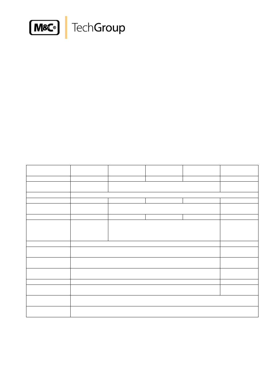 Introduction, Application, Technical data | M&C TechGroup FA1-H Operator's manual User Manual | Page 7 / 15