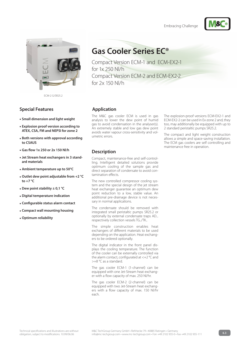 M&C TechGroup ECM-EX2-2 Data sheet User Manual | 3 pages