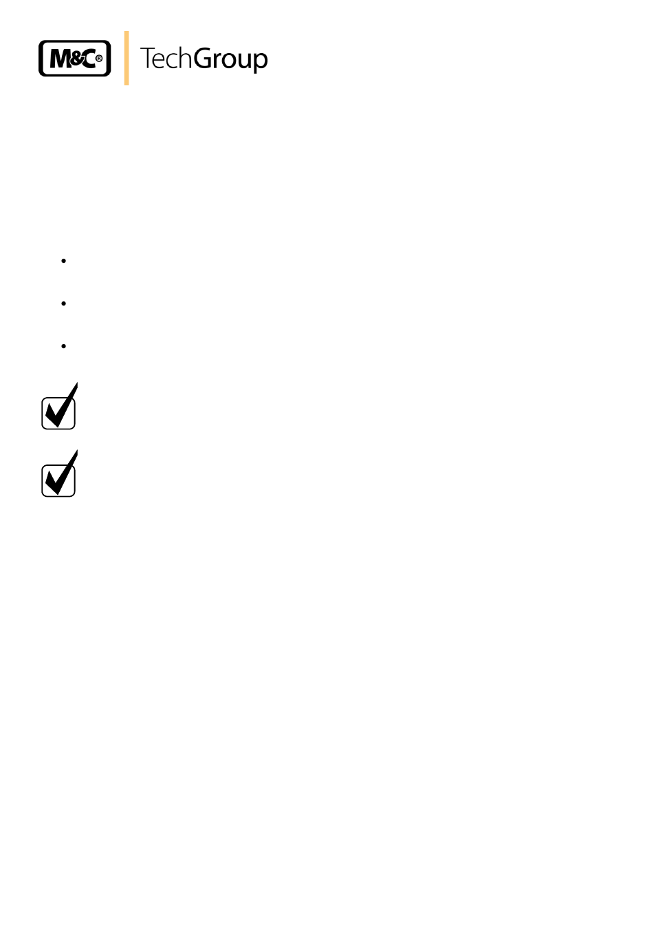 Reception and storage | M&C TechGroup EC-30_FD Operator's manual User Manual | Page 14 / 40