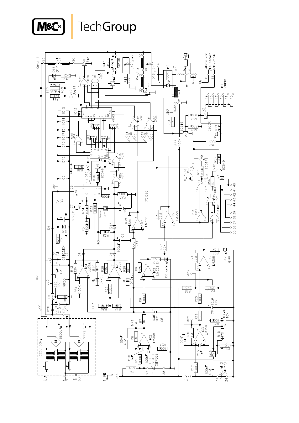 Figure 20, Circuit diagram control electronic ec-30 | M&C TechGroup EC-30_FD Operator's manual User Manual | Page 39 / 40