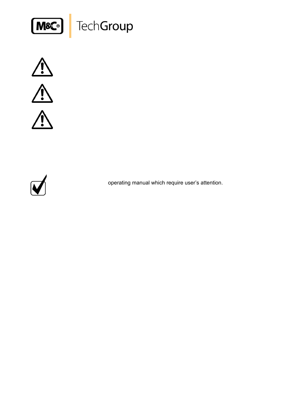 Used terms and signal indications | M&C TechGroup EC-30_FD Operator's manual User Manual | Page 7 / 40