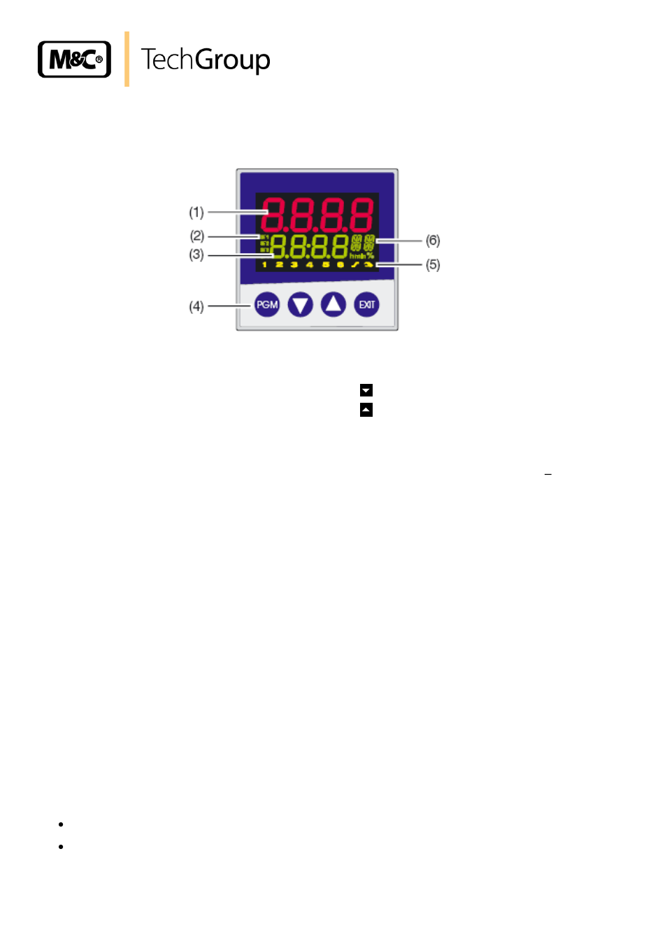 Operating principle of the controller 70304, Parameter of the user level with factory setting, Figure 12 | Display/control elements | M&C TechGroup CSS Series Operator's manual User Manual | Page 24 / 41