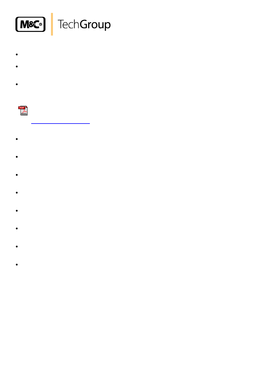 Appendix | M&C TechGroup CSS Series Operator's manual User Manual | Page 38 / 41
