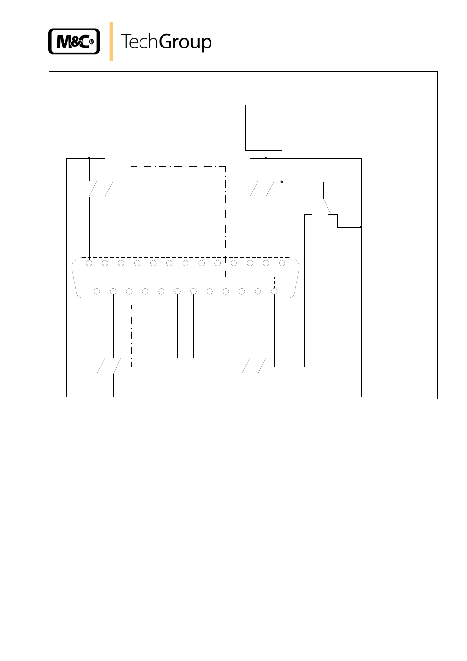 Figure 14, Pin assignment for external drive of the css | M&C TechGroup CSS Series Operator's manual User Manual | Page 39 / 41