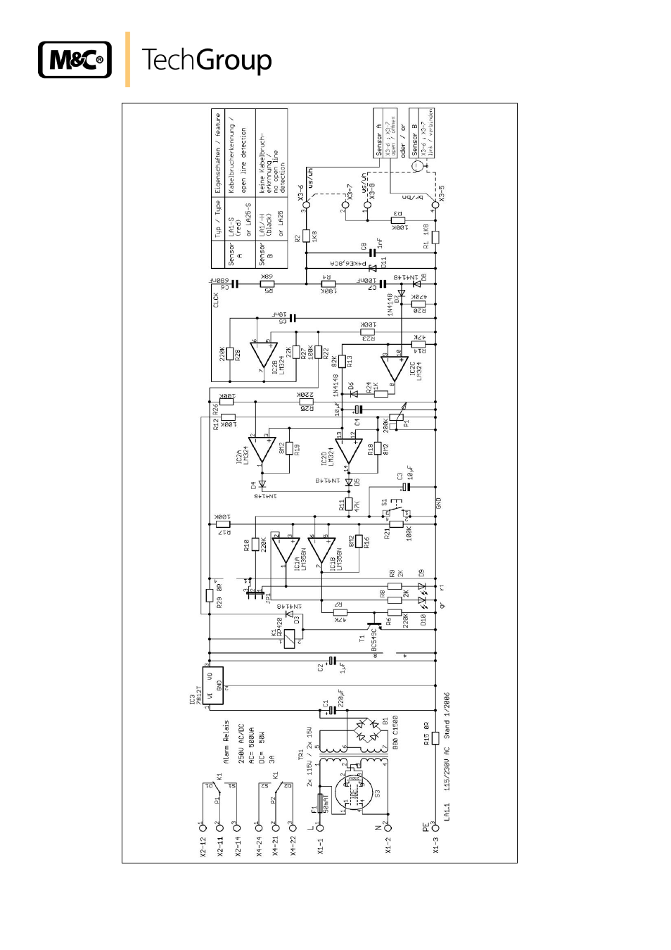 Figure 8, Flow diagram la1.1, 115/230v 50/60hz | M&C TechGroup LA 1.4 Operator's manual User Manual | Page 22 / 25
