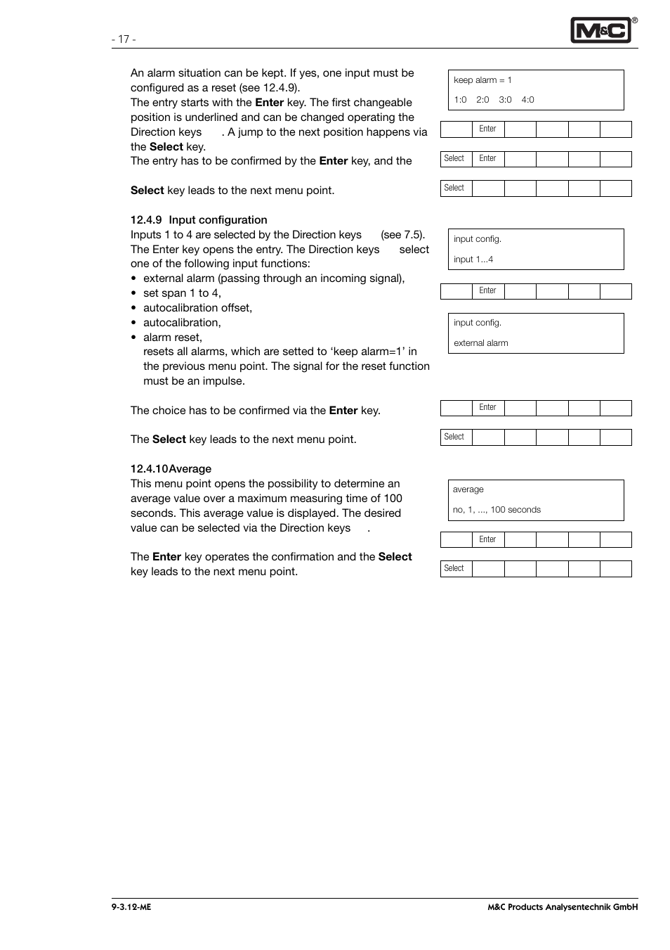 M&C TechGroup PMA 100 Operator's manual User Manual | Page 17 / 35