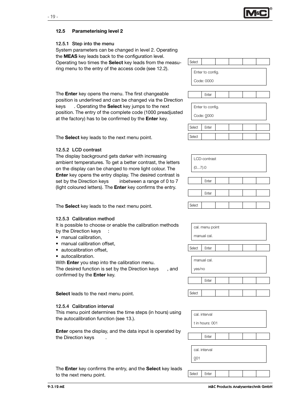 M&C TechGroup PMA 100 Operator's manual User Manual | Page 19 / 35