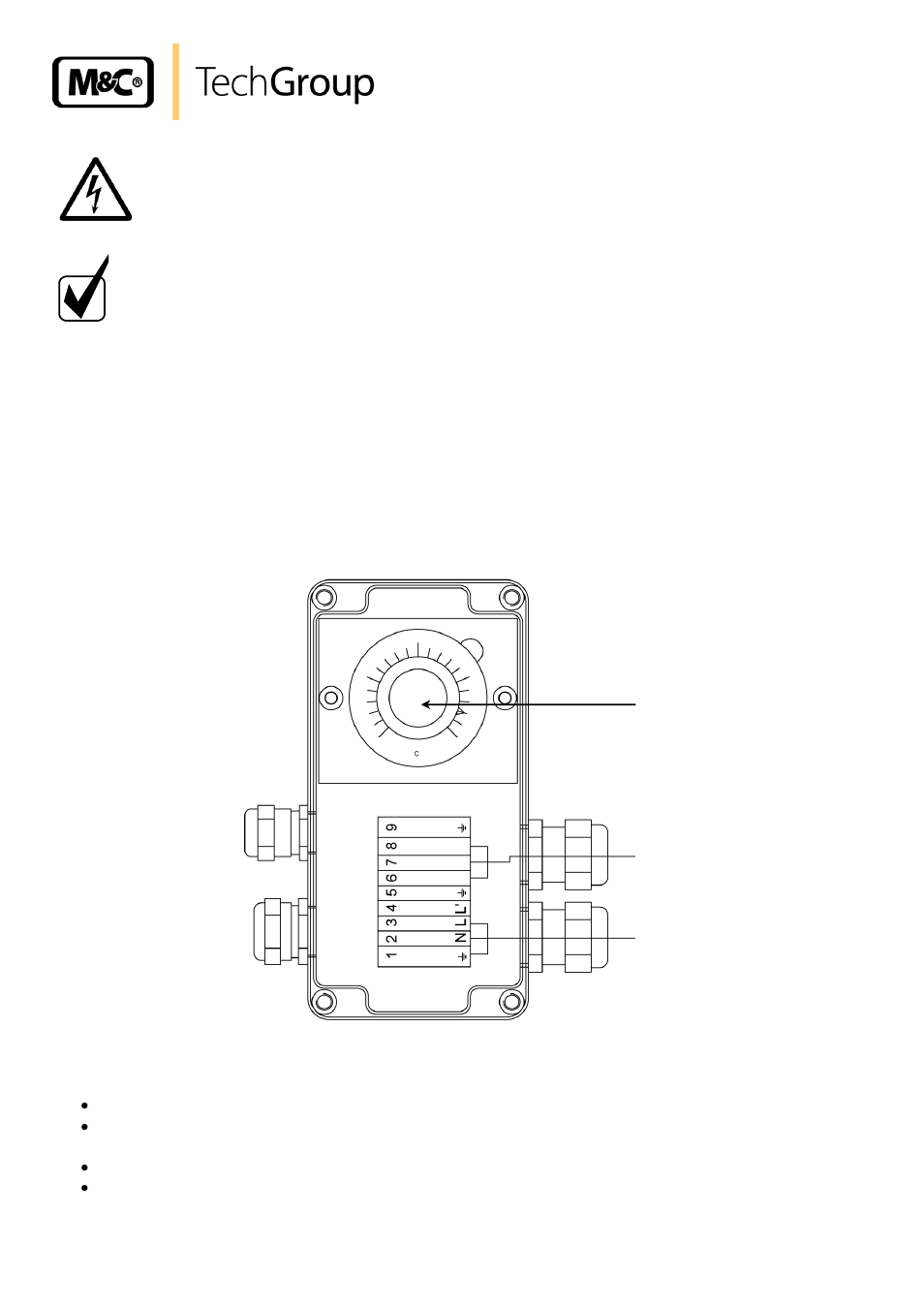 Figure 2, Electricel connection of the filter fss-../h350 | M&C TechGroup FSS-..._H350 Operator's manual User Manual | Page 10 / 14