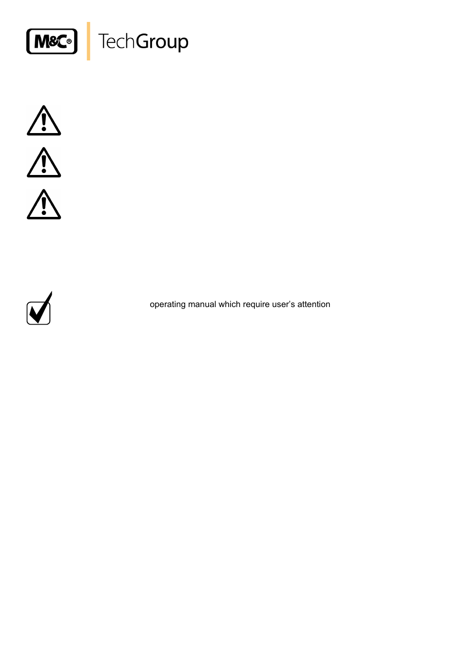 Used terms and signal indications | M&C TechGroup FSS-..._H350 Operator's manual User Manual | Page 6 / 14