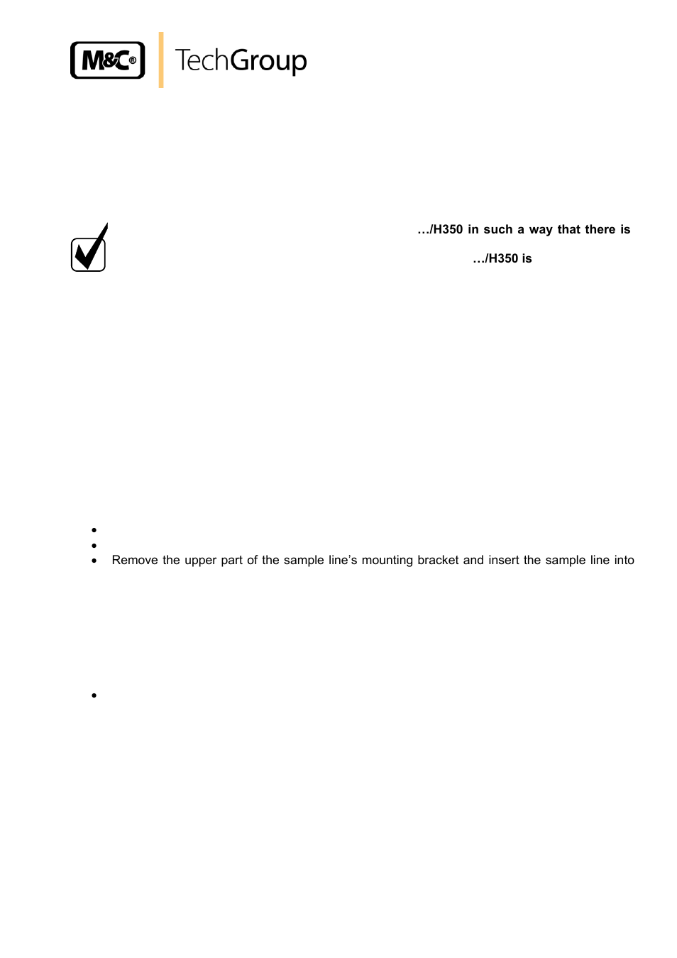 Installation instructions, Supply connections, Hose connections | Electrical connections | M&C TechGroup FSS-..._H350 Operator's manual User Manual | Page 9 / 14