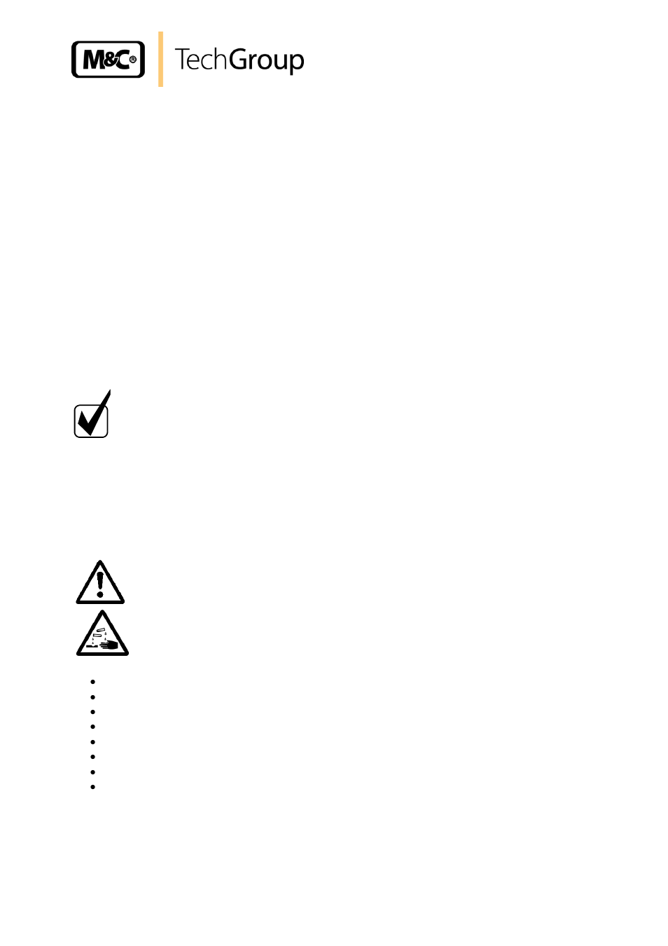 Starting up, Maintenance | M&C TechGroup SP2100-H Operator's manual User Manual | Page 13 / 16