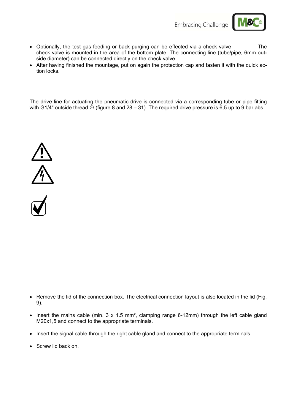 M&C TechGroup SP2400-H Operator's manual User Manual | Page 23 / 53