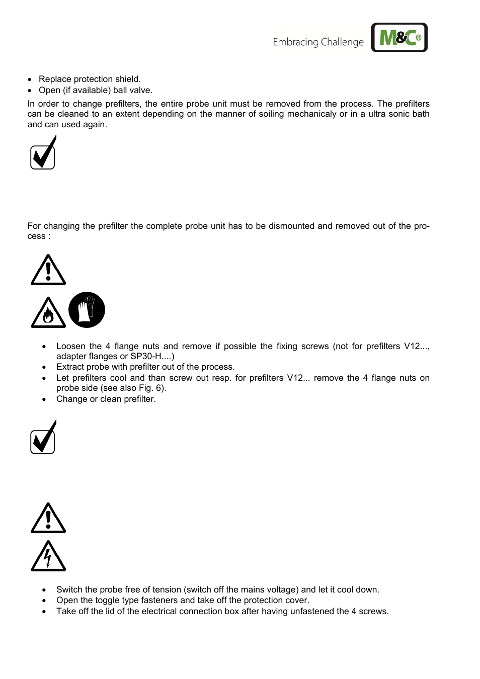 M&C TechGroup SP2400-H Operator's manual User Manual | Page 38 / 53