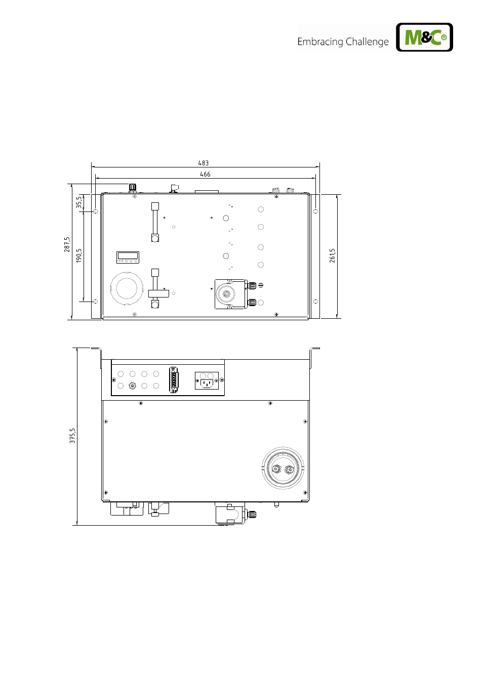 Figure 4, Dimensions css-v | M&C TechGroup CSS-V2 Operator's manual User Manual | Page 13 / 31