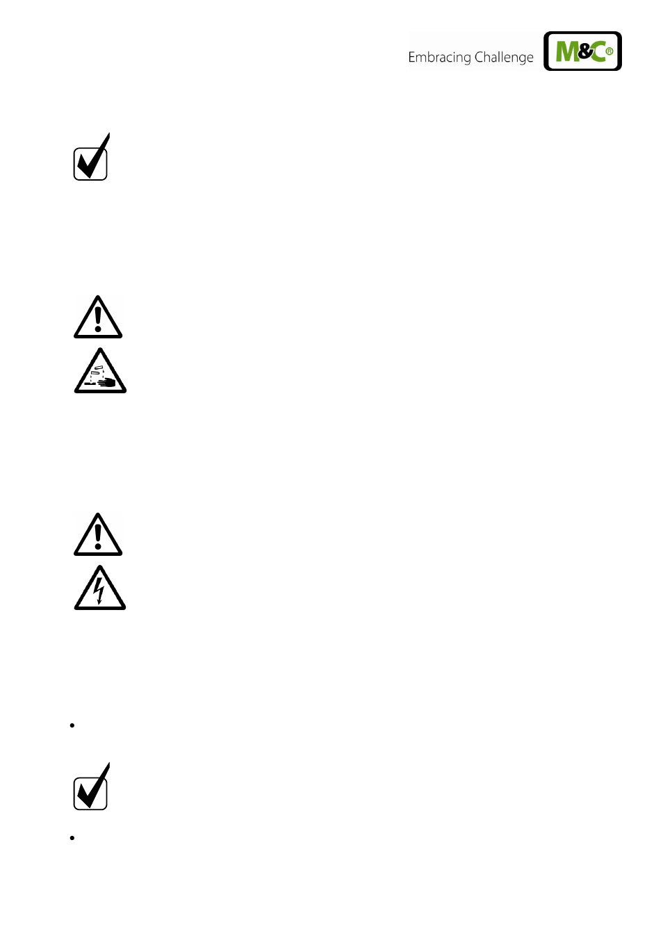 Closing down, Maintenance | M&C TechGroup CSS-V2 Operator's manual User Manual | Page 19 / 31