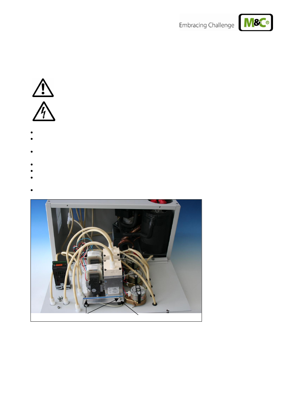 Figure 8, Dismountage of the sample gas pump | M&C TechGroup CSS-V2 Operator's manual User Manual | Page 21 / 31