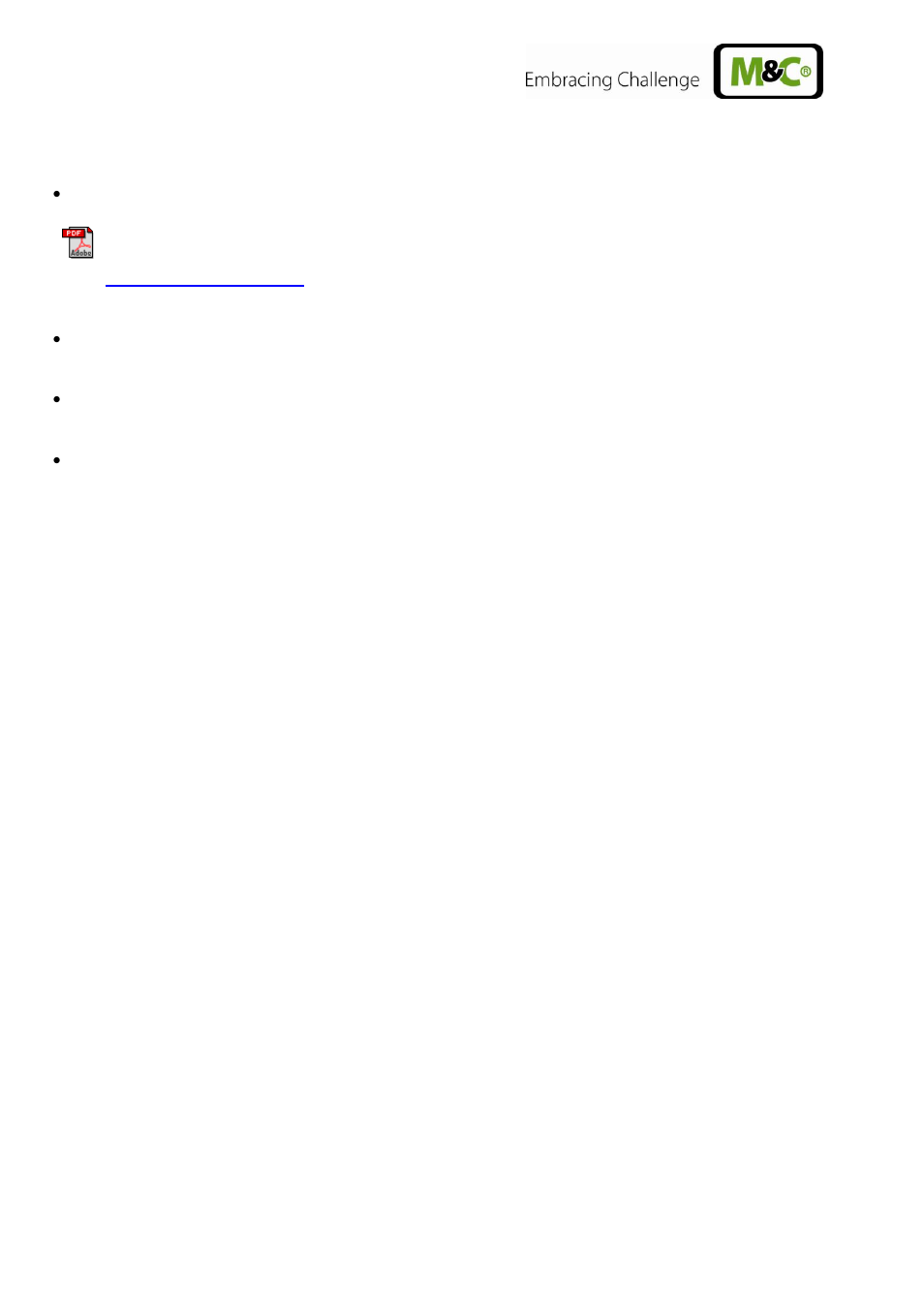 Appendix | M&C TechGroup CSS-V2 Operator's manual User Manual | Page 30 / 31