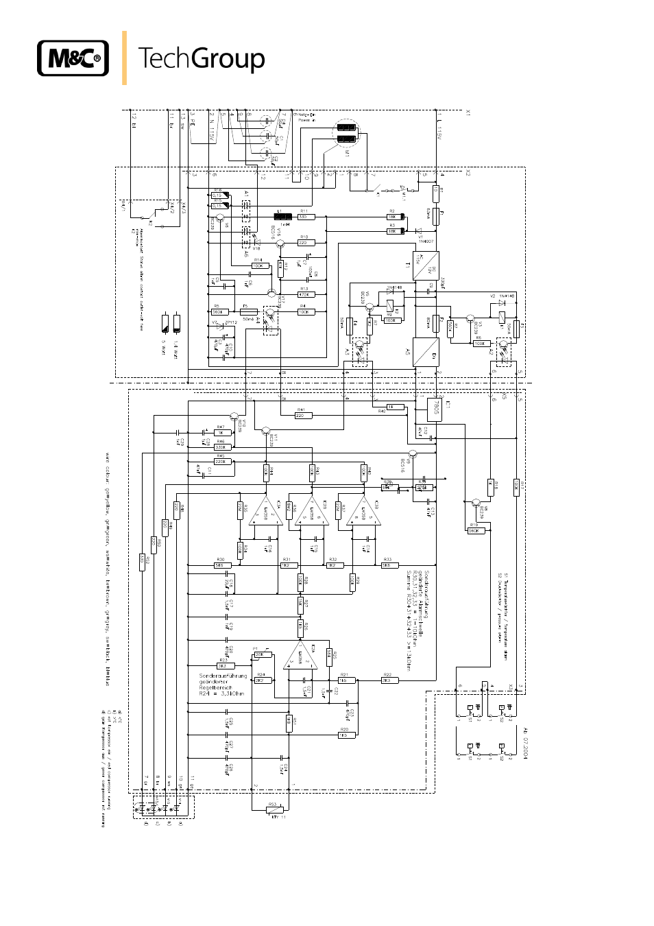 Figure 12 circuit diagram ec-ex 115v/50-60hz | M&C TechGroup EC-EX Operator's manual User Manual | Page 30 / 33