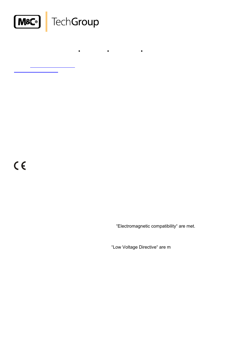 General information, Declaration of conformity | M&C TechGroup EC-EX Operator's manual User Manual | Page 4 / 33