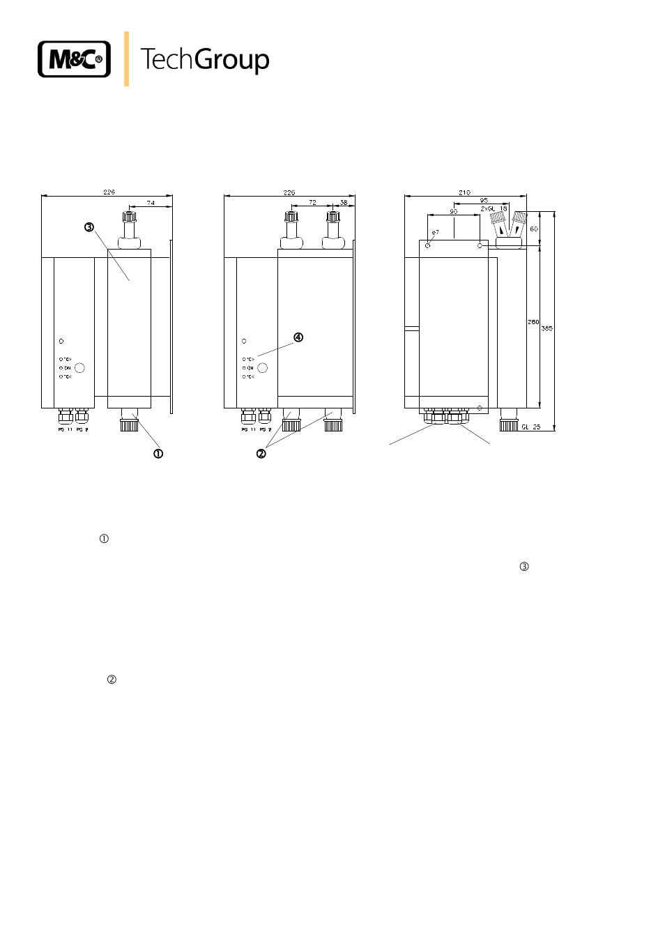 Description, Figure 4, Electric gas cooler ecp20-1 and ecp20-2 | M&C TechGroup ECP20-2 Operator's manual User Manual | Page 10 / 25