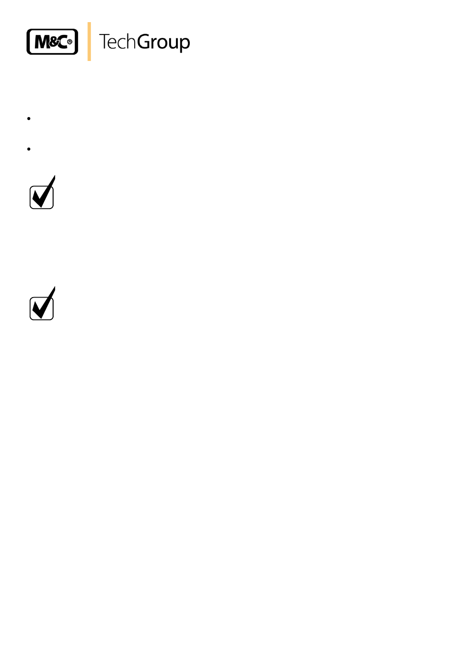 Receipt of goods and storage, Installation instructions | M&C TechGroup ECP20-2 Operator's manual User Manual | Page 12 / 25