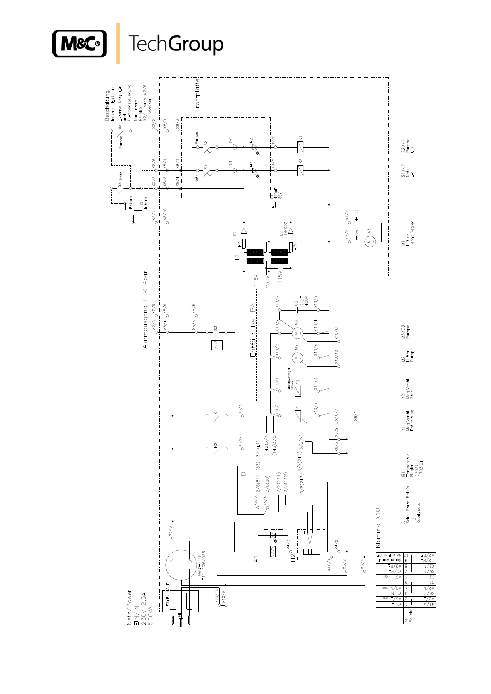 Figure 5, Circuit diagram ba... with controller 703/70304 | M&C TechGroup BA-P4 Operator's manual User Manual | Page 27 / 28