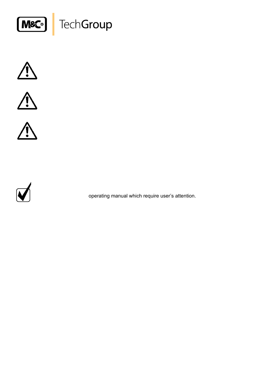 Used terms and signal indications | M&C TechGroup SP2020-H_C_I_BB_F Operator's manual User Manual | Page 6 / 29