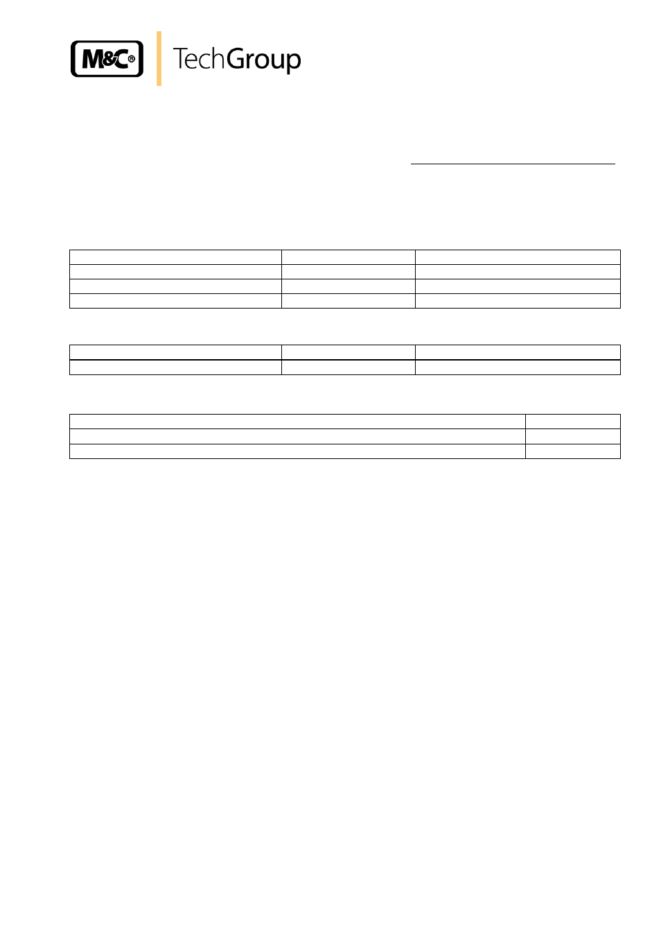 Description | M&C TechGroup SP2020-H_C_I_BB_F Operator's manual User Manual | Page 9 / 29