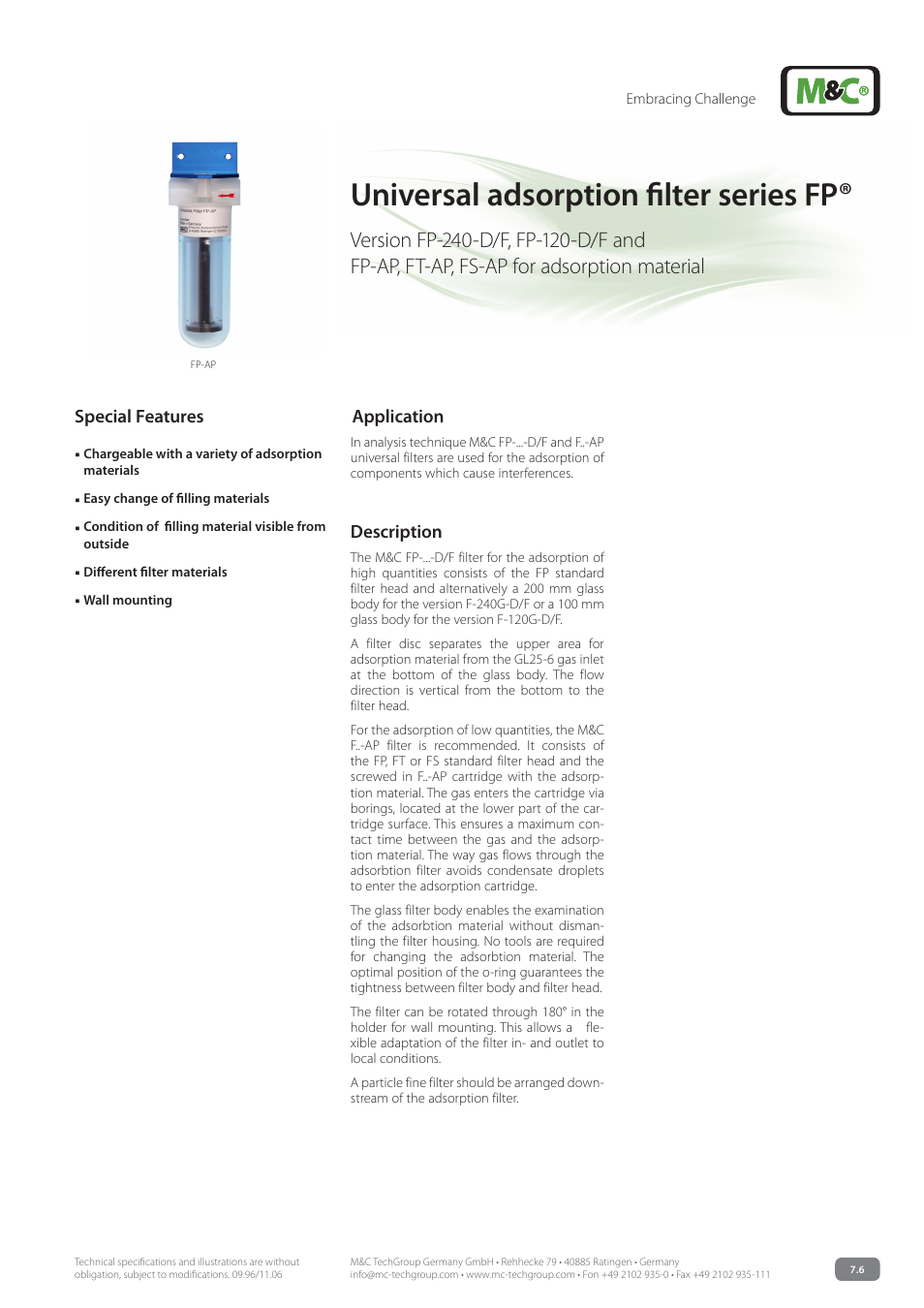 M&C TechGroup FS-AP Data sheet User Manual | 2 pages