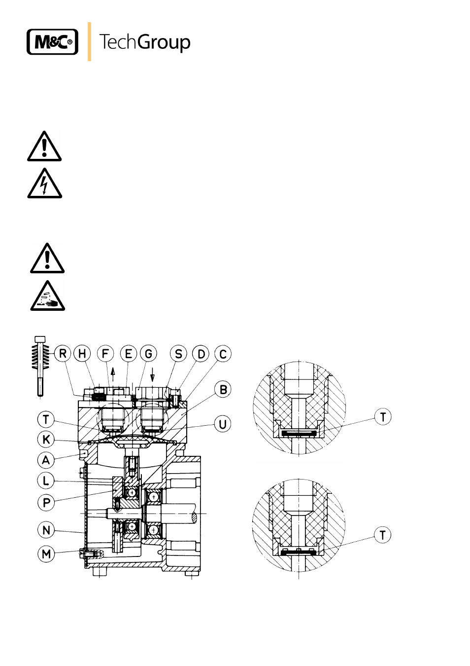 Maintenance, Figure 4, Sectional drawing mp26-h1 | M&C TechGroup MP26-H1 Operator's manual User Manual | Page 14 / 18