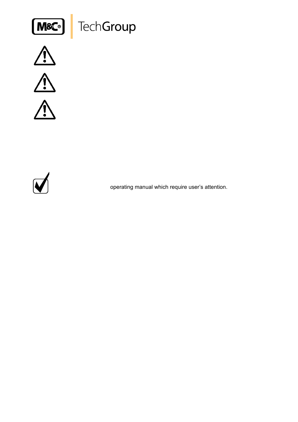 M&C TechGroup V..-H1 Series Operator's manual User Manual | Page 6 / 13